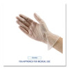 General Purpose Vinyl Gloves, Powder-Free, X-Large, 2.6 Mil Thick, 9.5" Long, Clear, 100/Box