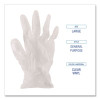 General Purpose Vinyl Gloves, Powder-Free, X-Large, 2.6 Mil Thick, 9.5" Long, Clear, 100/Box
