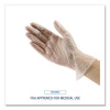 General Purpose Vinyl Gloves, Powder-Free, X-Large, 2.6 Mil Thick, 9.5" Long, Clear, 100/Box, 10 Boxes/Carton