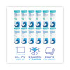 Quat-Based Disinfecting Wipes, 7 x 8, Fresh Scent, 35/Canister, 12 Canisters/Carton