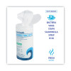 Quat-Based Disinfecting Wipes, 7 x 8, Fresh Scent, 75/Canister, 6 Canisters/Carton