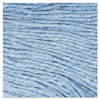 Super Loop Wet Mop Head, Cotton/Synthetic Fiber, 5" Headband, Large Size, Blue