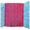 Super Loop Wet Mop Head, Cotton/Synthetic Fiber, 5" Headband, Large Size, Blue
