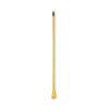 Plastic Jaws Mop Handle For 5" Wide Mop Heads, 1" Dia x 60", Yellow