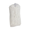 Cut-End Lie-Flat Wet Mop Head, Rayon, 16 Oz, White