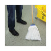 Cut-End Lie-Flat Wet Mop Head, Rayon, 24 Oz, White