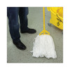 Mop Head, Looped, Enviro Clean With Tailband, Cotton/Synthetic, Large, White, 12/Carton