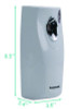 Classic Metered Air Freshener Dispenser, 4" X 3" X 9.5", White