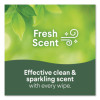 Disinfecting Wipes, Bleach Free Cleaning Wipes, 1-Ply, 7 x 8, Fresh Scent, White, 35/Canister