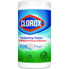 Disinfecting Wipes, Bleach Free Cleaning Wipes, 1-Ply, 7 x 8, Fresh Scent, White, 75/Canister, 6 Canisters/Carton