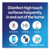 Disinfecting Wipes, Bleach Free Cleaning Wipes, 1-Ply, 7 x 8, Fresh Scent, White, 75/Canister, 6 Canisters/Carton