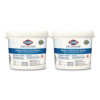 Bleach Germicidal Wipes, 1-Ply, 12 x 12, Unscented, White, 110/Bucket, 2 Buckets/Carton