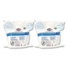 Bleach Germicidal Wipes, 1-Ply, 12 x 12, Unscented, White, 110/Refill, 2 Refills/Carton