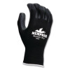 Economy Pu Coated Work Gloves, En388: 2121, 12" Long, X-Large, Black, 12 Pairs