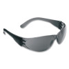Checklite Safety Glasses, Frameless, Gray Single Hard Coat Scratch-Resistant Lens, 12/Box