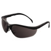 Klondike Safety Glasses, Matte Black Half Frame, Gray Dual Lens, 12/Box