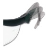 Klondike Plus Safety Glasses, Black Half Frame, Clear Dual Lens