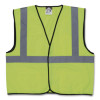 Class 2 Safety Vest, Polyester, 2X-Large, Fluorescent Lime With Silver Stripe