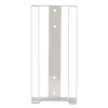 Wire Wall-Mount Glove Box Holder, 4-Box, Horizontal, Stainless Steel, White, 11 x 4 x 22