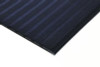 Ribbed Vinyl Anti-Fatigue Mat, Rectangular, Black Ribbed Surface, 24" x 36"