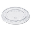 Pete Plastic Flat Cold Cup Lids, Fits 12 Oz To 24 Oz Cold Cups, Clear, 1,000/Carton