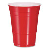 Solo Party Plastic Cold Drink Cups, 16 Oz, Red, 50/Pack