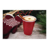 Solo Party Plastic Cold Drink Cups, 16 Oz, Red, 50/Pack