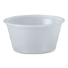 Polystyrene Portion Cups, 2 Oz, Plastic, Translucent, 250/Bag, 10 Bags/Carton