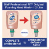 Antibacterial Defense Foaming Hand Wash Refill For Fit Manual Dispenser, Original Scent, 1.2 L, 3/Carton