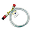 Rtd Water Hook-Up Kit, Switch, On/Off, 0.38 Dia x 5 Ft
