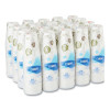 Pathways Paper Hot Cups, Wisesize, 8 Oz, White/Brown, 25/Bag, 20 Bags/Carton