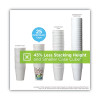 Perfectouch Paper Hot Cups And Lids Combo, 12 Oz, Coffee Haze Design, 50/Pack, 6 Packs/Carton