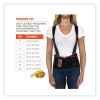 Proflex 2000Sf High-Performance Spandex Back Support Brace, Small, 25" To 30" Waist, Black