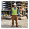 Glowear 8020Hl Safety Vest, Polyester Mesh, Hook Closure, One Size Fit All, Lime