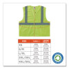 Glowear 8205Hl Type R Class 2 Super Econo Mesh Safety Vest, Polyester, Large To X-Large, Lime