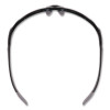 Skullerz Dagr Safety Glasses, Black Half Frame, Smoke Single Lens