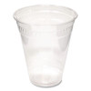 Greenware Cold Drink Lids, X-Slot, Fits 16 Oz/18 Oz/24 Oz Cold Cups, Sugarcane, Clear, 1,000/Carton