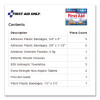 All-Purpose First Aid Kit, 21 Pieces, Plastic Case