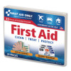 All-Purpose First Aid Kit, 34 Pieces, Plastic Case