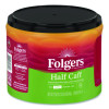 Half Caff Ground Coffee, 22.6 Oz Canister, 6/Carton