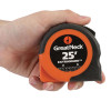 Extramark Power Tape, 1" x 25 Ft, Steel, Orange/Black