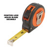 Extramark Power Tape, 0.63" x 12 Ft, Steel, Yellow/Black