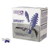 Airsoft Multiple-Use Corded Earplugs, White Cord, 27 Db Nrr, One Size Fits Most, Blue 4-Flange Plugs, 100/Box
