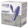 Airsoft Multiple-Use Corded Earplugs, White Cord, 27 Db Nrr, One Size Fits Most, Blue 4-Flange Plugs, 100/Box