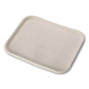 Strongholder Molded Fiber Food Trays, 1-Compartment, 9 x 12 x 1, Beige, Paper, 250/Carton