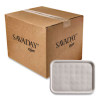 Strongholder Molded Fiber Food Trays, 1-Compartment, 9 x 12 x 1, Beige, Paper, 250/Carton