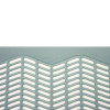 Disposable Urinal Floor Mat, Shield-Shaped, Orchard Zing Scent, Gray Non-Slip Perforated Surface, 17.5" x 20.38", 6/Carton