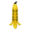 Banana Wet Floor Cones, 14.25 X 14.25 X 36.75, Yellow/Brown/Black