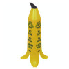 Banana Wet Floor Cones, 14.25 X 14.25 X 36.75, Yellow/Brown/Black