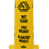 Banana Wet Floor Cones, 14.25 X 14.25 X 36.75, Yellow/Brown/Black